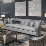 Roxbury Park Slate Sofa from Michael Amini - Luna Furniture