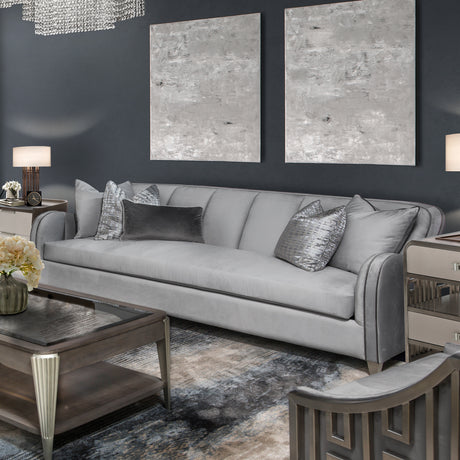 Roxbury Park Slate Sofa from Michael Amini - Luna Furniture