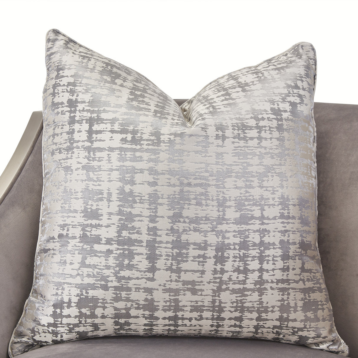 Roxbury Park Stainless Steel Accent Chair from Michael Amini - Luna Furniture