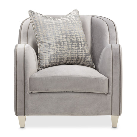 Roxbury Park Slate Matching Chair from Michael Amini - Luna Furniture