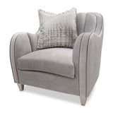 Roxbury Park Slate Matching Chair from Michael Amini - Luna Furniture