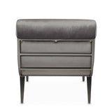 Roxbury Park Stainless Steel Chaise Gray Pearl from Michael Amini - Luna Furniture