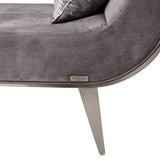 Roxbury Park Stainless Steel Chaise Gray Pearl from Michael Amini - Luna Furniture