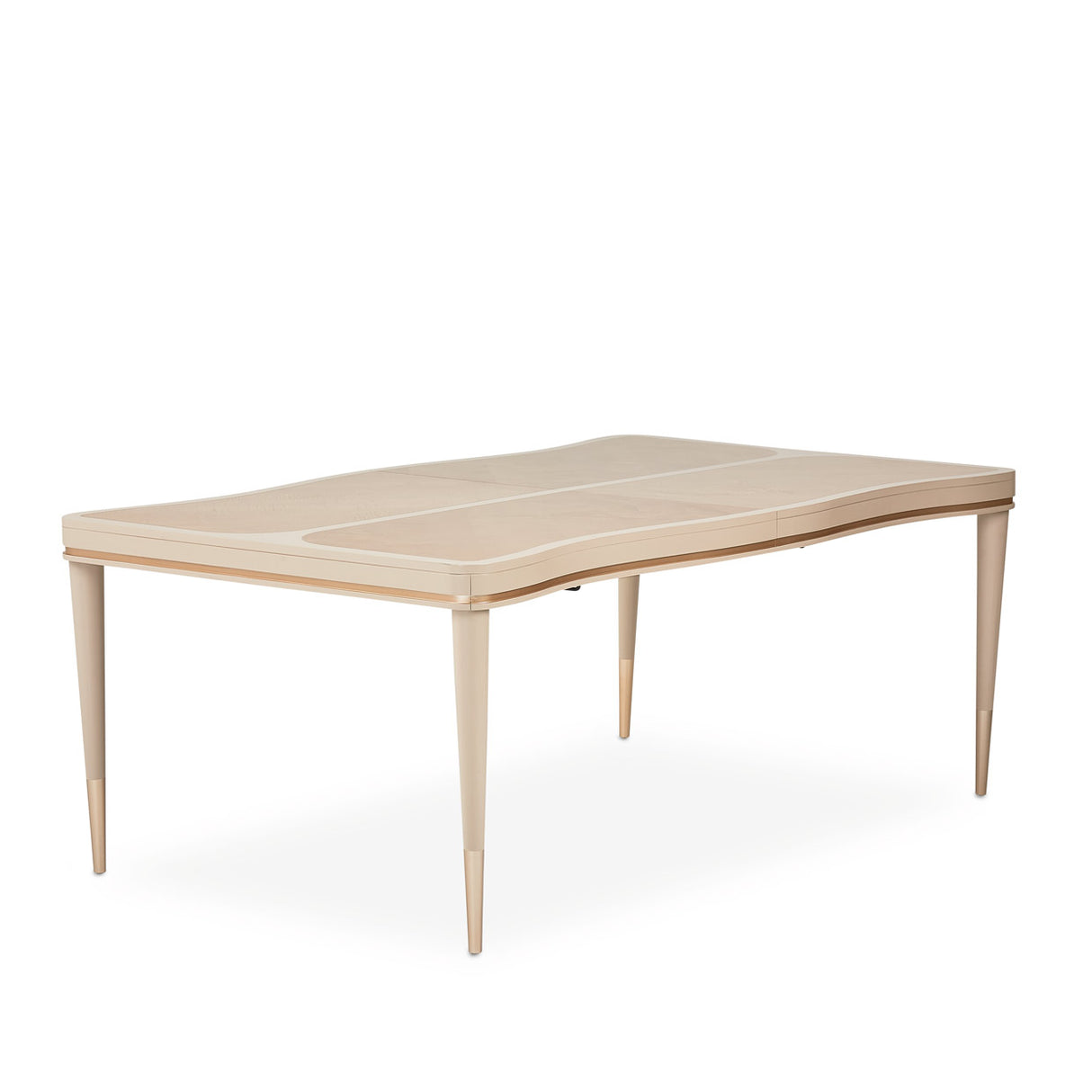 Malibu Crest Blush 4 Leg. Rect. Dining Table Blush from Michael Amini - Luna Furniture
