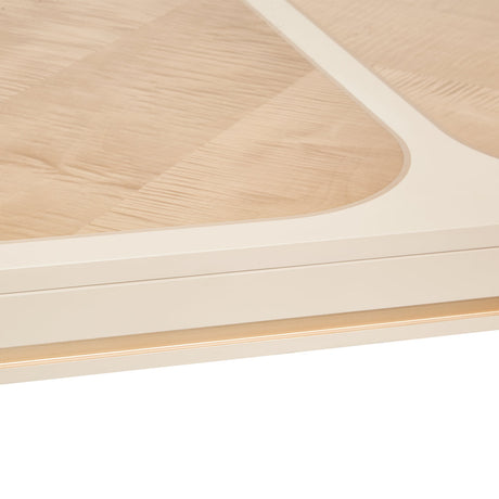 Malibu Crest Blush 4 Leg. Rect. Dining Table Blush from Michael Amini - Luna Furniture