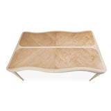 Malibu Crest Blush 4 Leg. Rect. Dining Table Blush from Michael Amini - Luna Furniture