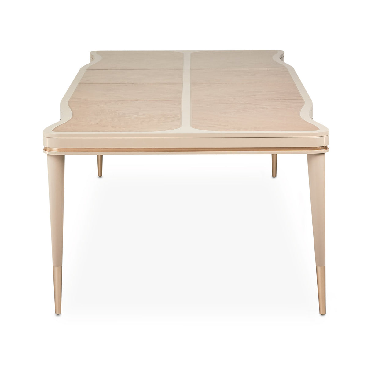Malibu Crest Blush 4 Leg. Rect. Dining Table Blush from Michael Amini - Luna Furniture