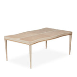 Malibu Crest Blush 4 Leg. Rect. Dining Table Blush from Michael Amini - Luna Furniture