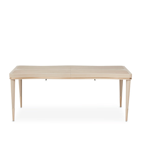 Malibu Crest Blush 4 Leg. Rect. Dining Table Blush from Michael Amini - Luna Furniture
