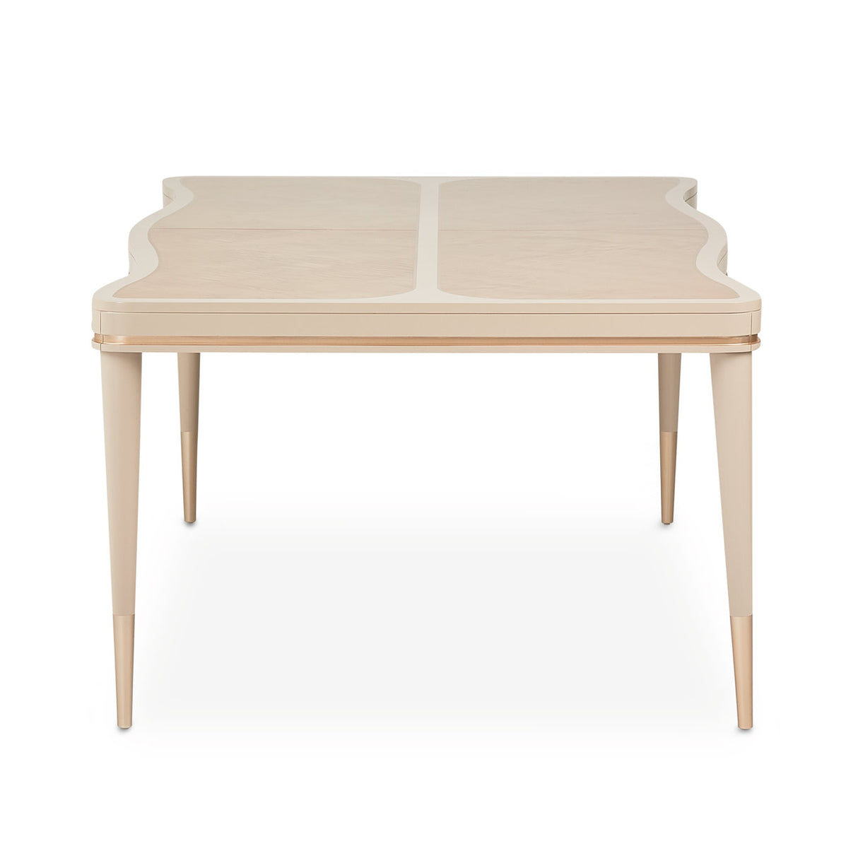 Malibu Crest Blush 4 Leg. Rect. Dining Table Blush from Michael Amini - Luna Furniture