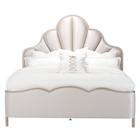 Malibu Crest Chardonnay Eastern King Panel Bed from Michael Amini - Luna Furniture