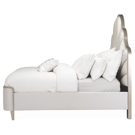 Malibu Crest Chardonnay Cal. King Panel Bed from Michael Amini - Luna Furniture