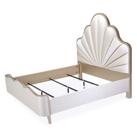 Malibu Crest Chardonnay Queen Panel Bed from Michael Amini - Luna Furniture