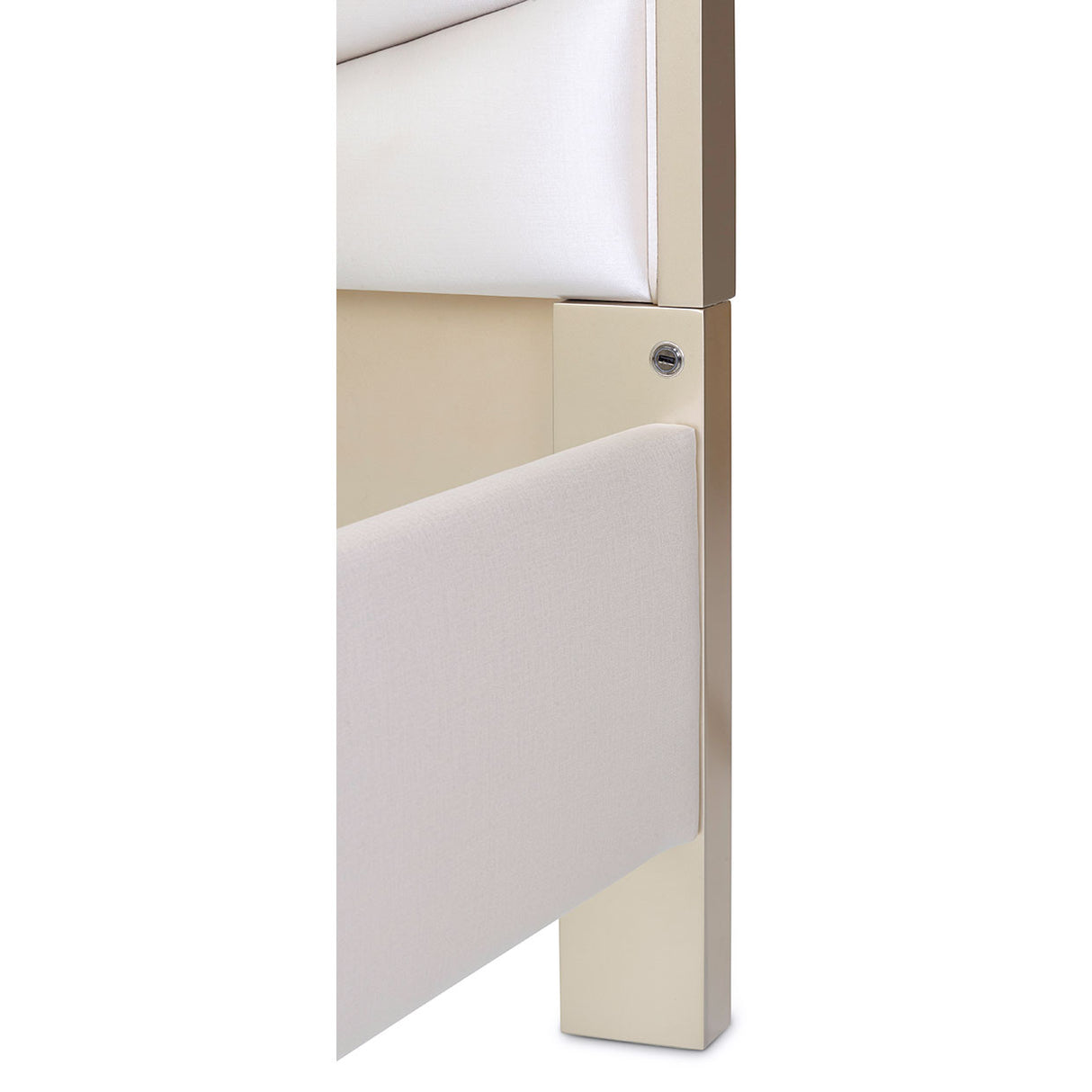Malibu Crest Chardonnay Eastern King Panel Bed from Michael Amini - Luna Furniture