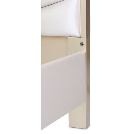 Malibu Crest Chardonnay Eastern King Panel Bed from Michael Amini - Luna Furniture