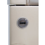 Malibu Crest Chardonnay Eastern King Panel Bed from Michael Amini - Luna Furniture