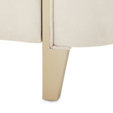 Malibu Crest Chardonnay Queen Curved Panel Bed from Michael Amini - Luna Furniture