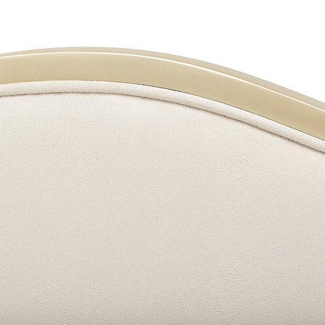 Malibu Crest Chardonnay Queen Curved Panel Bed from Michael Amini - Luna Furniture