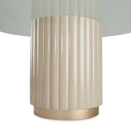 Malibu Crest Chardonnay Round Dining Table from Michael Amini - Luna Furniture