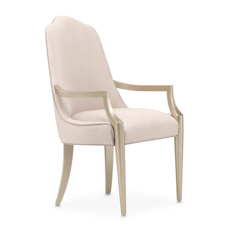 Malibu Crest Chardonnay Dining Arm Chair from Michael Amini - Luna Furniture