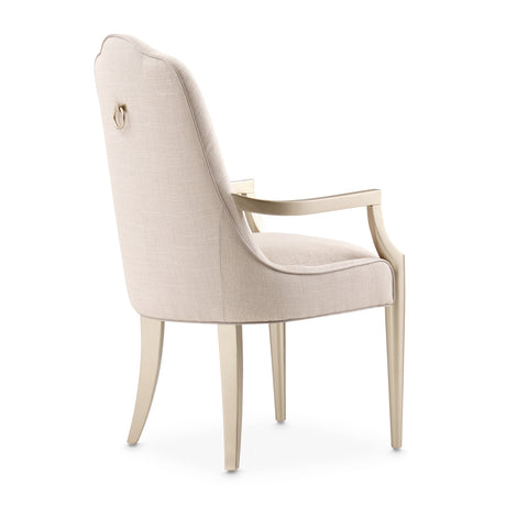 Malibu Crest Chardonnay Dining Arm Chair from Michael Amini - Luna Furniture