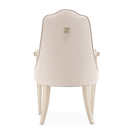 Malibu Crest Chardonnay Dining Arm Chair from Michael Amini - Luna Furniture