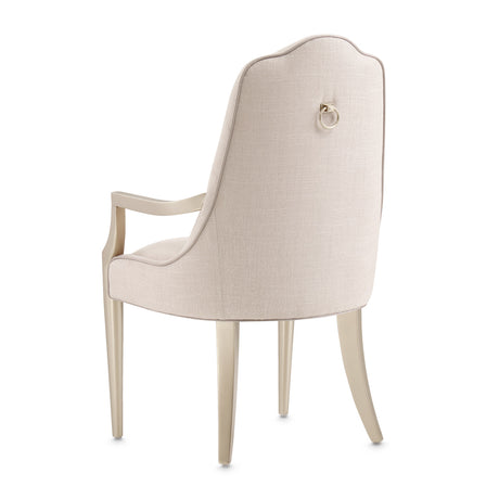 Malibu Crest Chardonnay Dining Arm Chair from Michael Amini - Luna Furniture