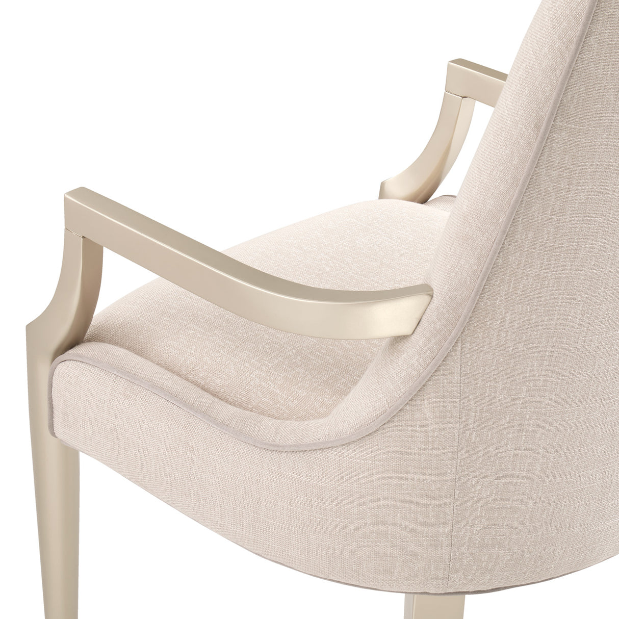 Malibu Crest Chardonnay Dining Arm Chair from Michael Amini - Luna Furniture