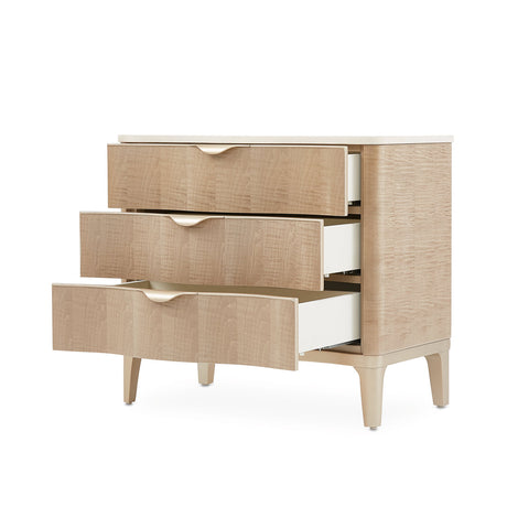 Malibu Crest Blush Nightstand from Michael Amini - Luna Furniture