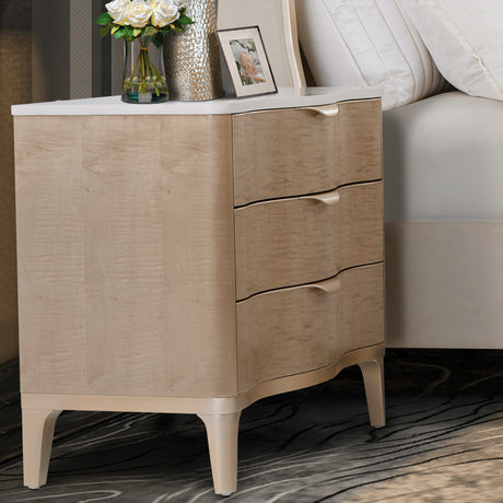 Malibu Crest Blush Nightstand from Michael Amini - Luna Furniture