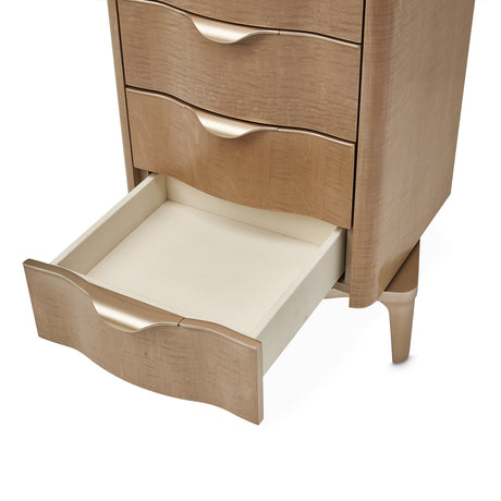 Malibu Crest Blush Swivel Lingerie Chest from Michael Amini - Luna Furniture