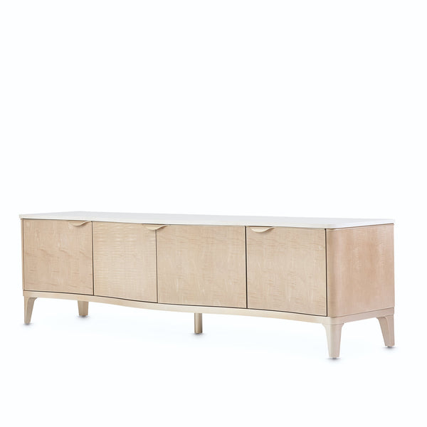 Malibu Crest Blush Media Cabinet