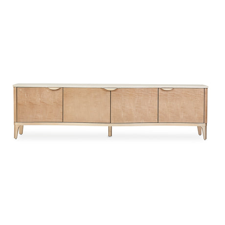 Malibu Crest Blush Media Cabinet from Michael Amini - Luna Furniture