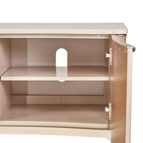 Malibu Crest Blush Media Cabinet from Michael Amini - Luna Furniture