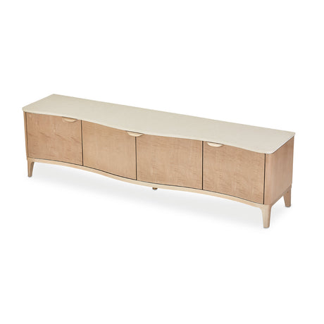 Malibu Crest Blush Media Cabinet from Michael Amini - Luna Furniture