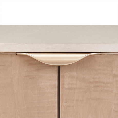 Malibu Crest Blush Media Cabinet from Michael Amini - Luna Furniture