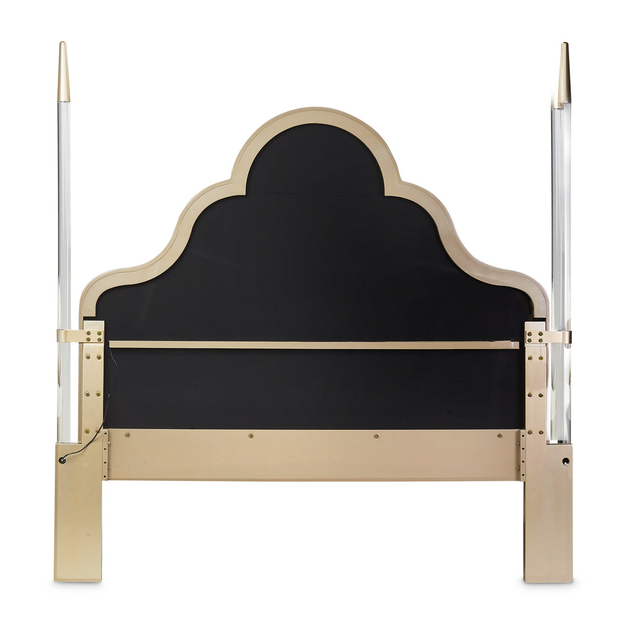 Malibu Crest Chardonnay Queen Poster Bed from Michael Amini - Luna Furniture