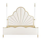 Malibu Crest Chardonnay Cal. King Poster Bed from Michael Amini - Luna Furniture