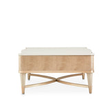 Malibu Crest Blush Rectangular Cocktail Table from Michael Amini - Luna Furniture