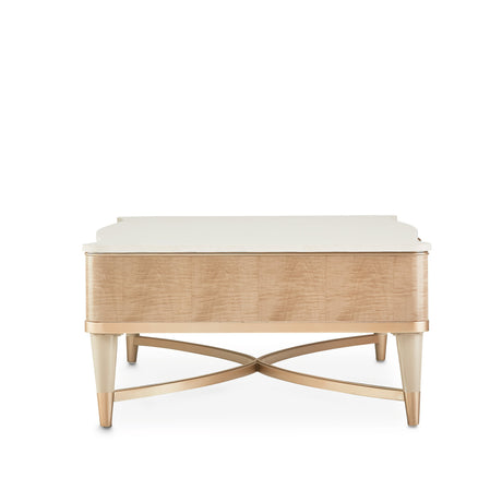 Malibu Crest Blush Rectangular Cocktail Table from Michael Amini - Luna Furniture