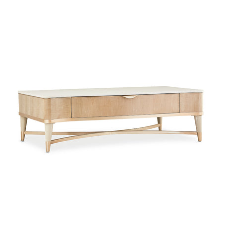 Malibu Crest Blush Rectangular Cocktail Table from Michael Amini - Luna Furniture