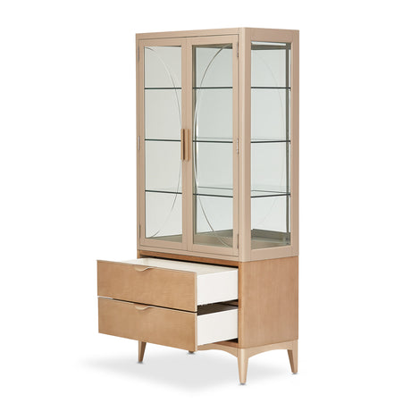 Malibu Crest Chardonnay Display Cabinet from Michael Amini - Luna Furniture