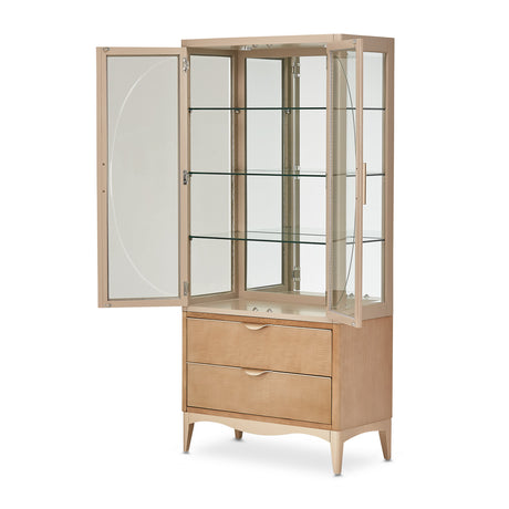 Malibu Crest Chardonnay Display Cabinet from Michael Amini - Luna Furniture