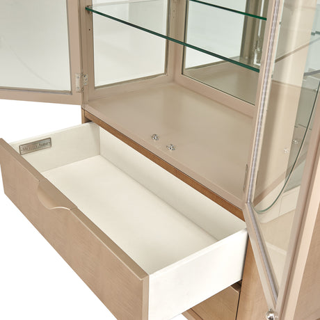Malibu Crest Chardonnay Display Cabinet from Michael Amini - Luna Furniture