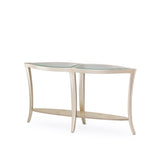 Malibu Crest Chardonnay Console Table from Michael Amini - Luna Furniture