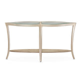 Malibu Crest Chardonnay Console Table from Michael Amini - Luna Furniture