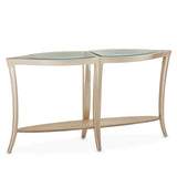 Malibu Crest Chardonnay Console Table from Michael Amini - Luna Furniture