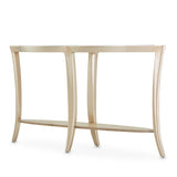 Malibu Crest Chardonnay Console Table from Michael Amini - Luna Furniture