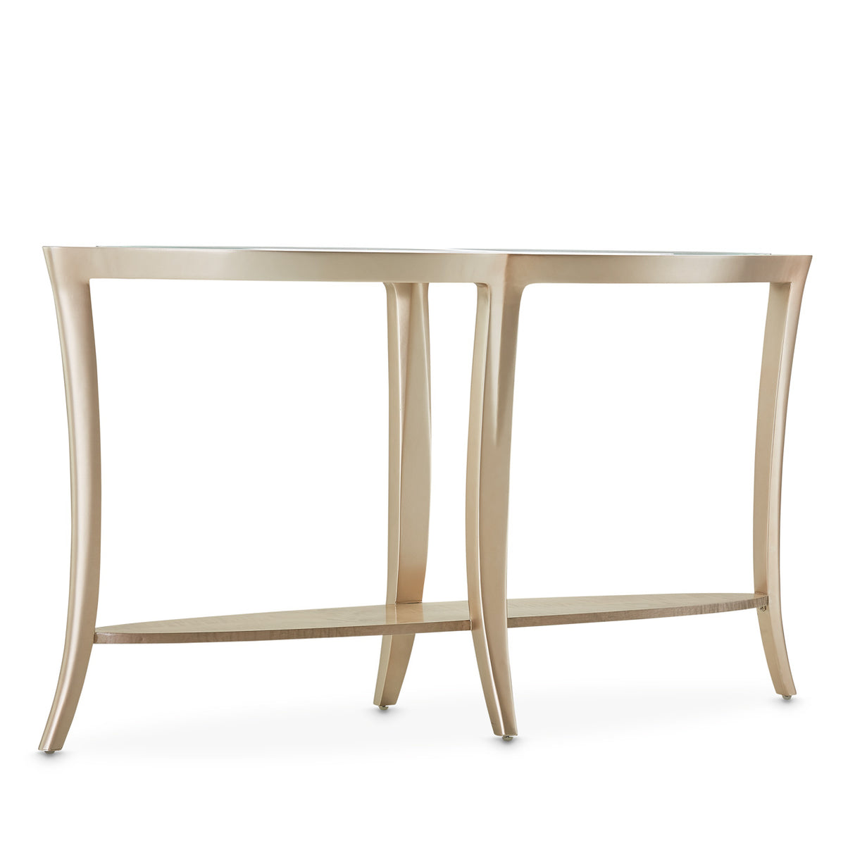 Malibu Crest Chardonnay Console Table from Michael Amini - Luna Furniture