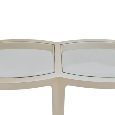 Malibu Crest Chardonnay Console Table from Michael Amini - Luna Furniture